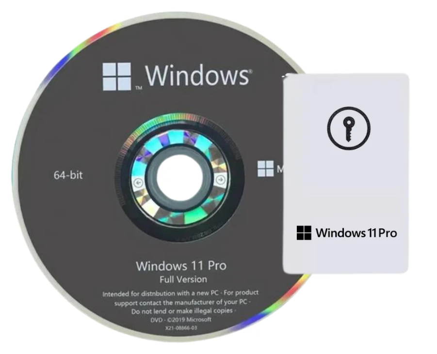 Photos - Software Microsoft Windows 11 Pro 64 Bit DVD Media & Product Key 