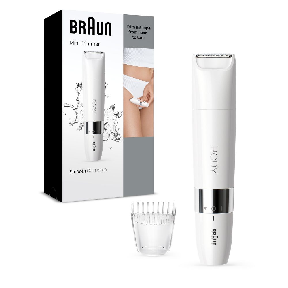 Braun Smooth Skin Women's Mini Hair Trimmer - BS1000 - Open Box