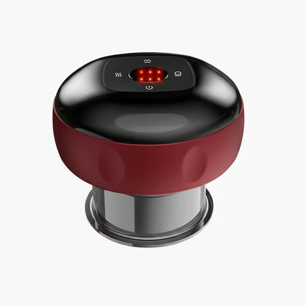Cupping Massage Device – 6 Suction Modes, Red Light Therapy