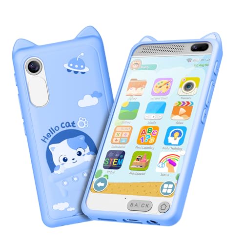 E Teacher Kids Phone Boys 3.97" Toys Learning Music Games - Scratch & Dent