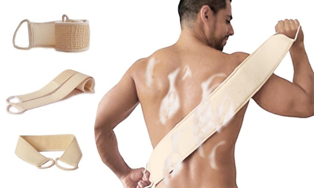 2-Pack Back Wash Sponge Strap