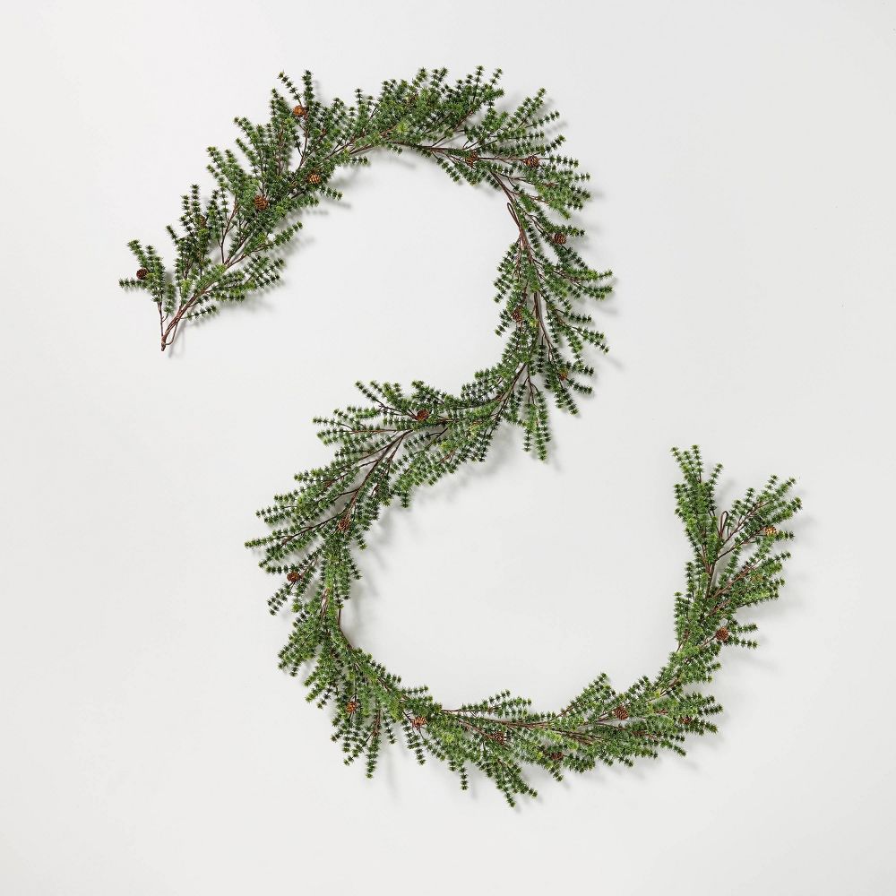 12' Pine with Pinecone Garland - Hearth & Hand with Magnolia
