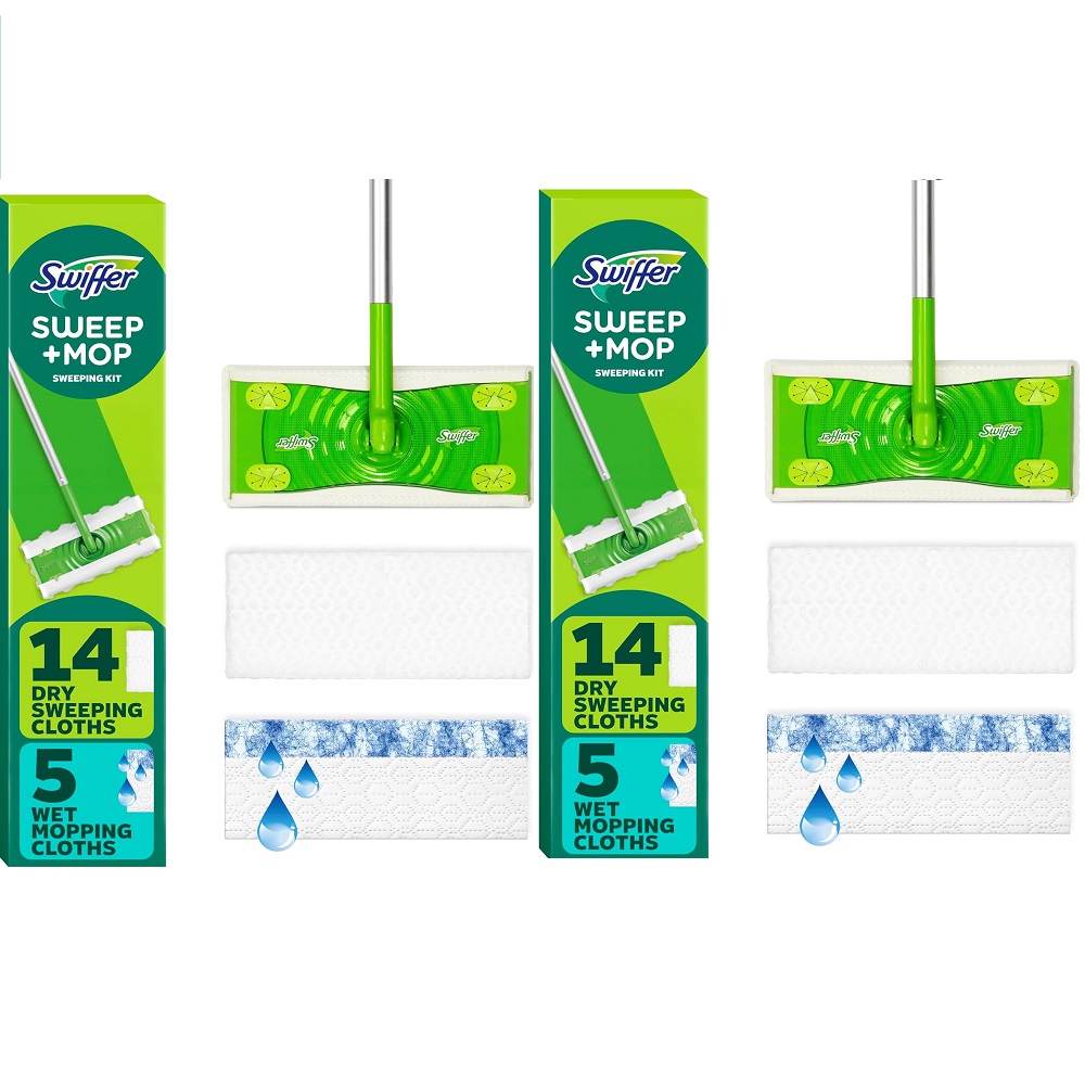 2-Pack Swiffer Sweeper 2-in-1 Mop Kits