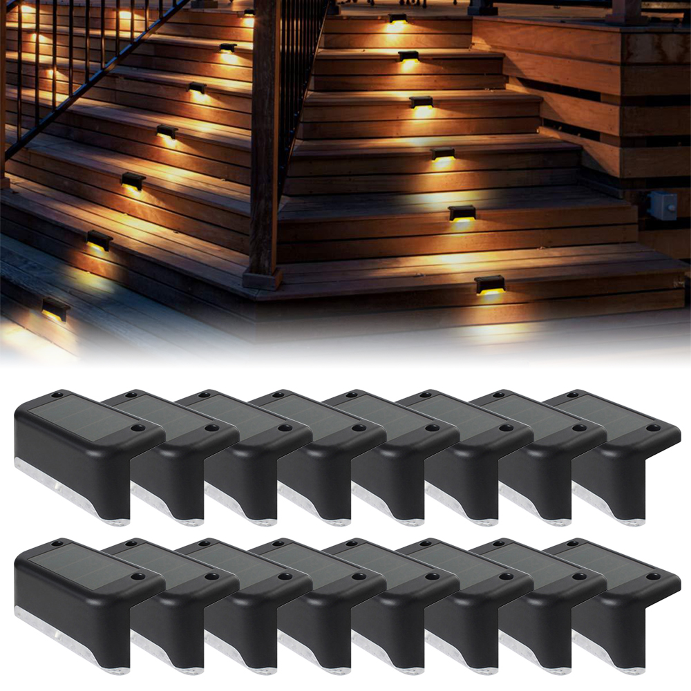 8 -Pack: Solar Waterproof Led Deck Lights