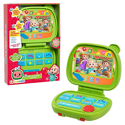 Cocomelon Sing and Learn Laptop Toy, Lights, Sounds and Music - New