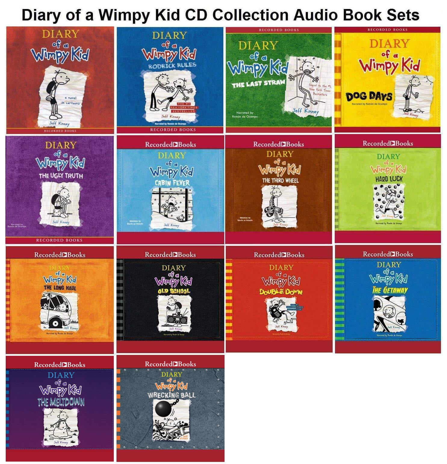 Diary of a Wimpy Kid: Audiobook Set 1-14