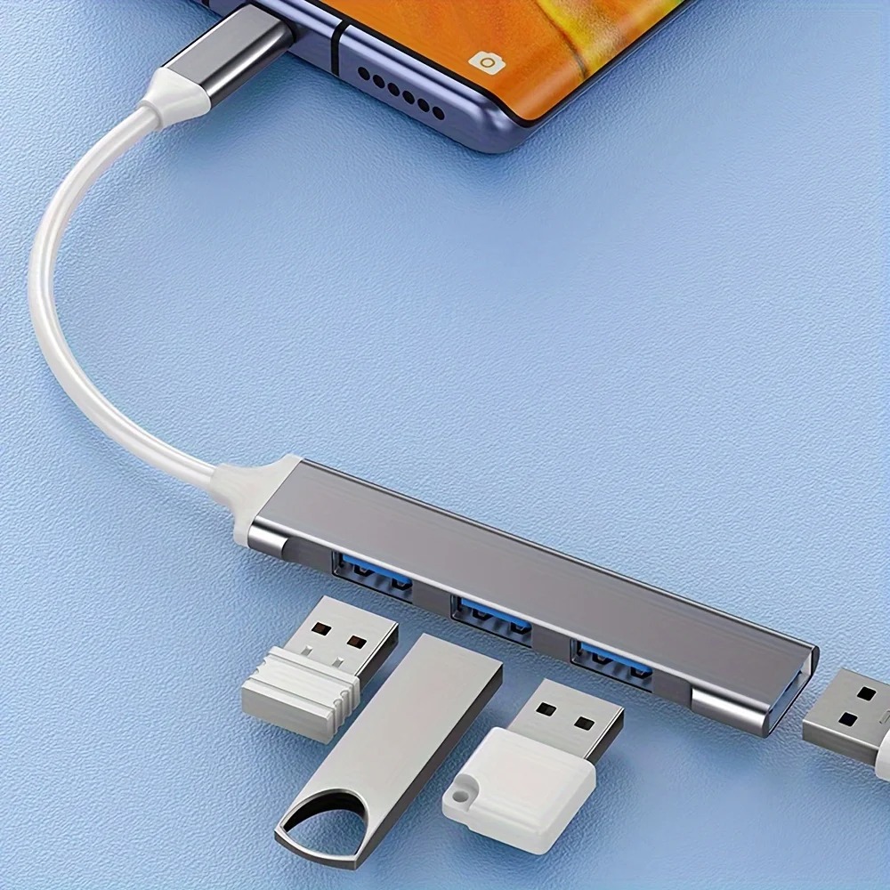 4-Port Multi-Splitter Type C Hub USB