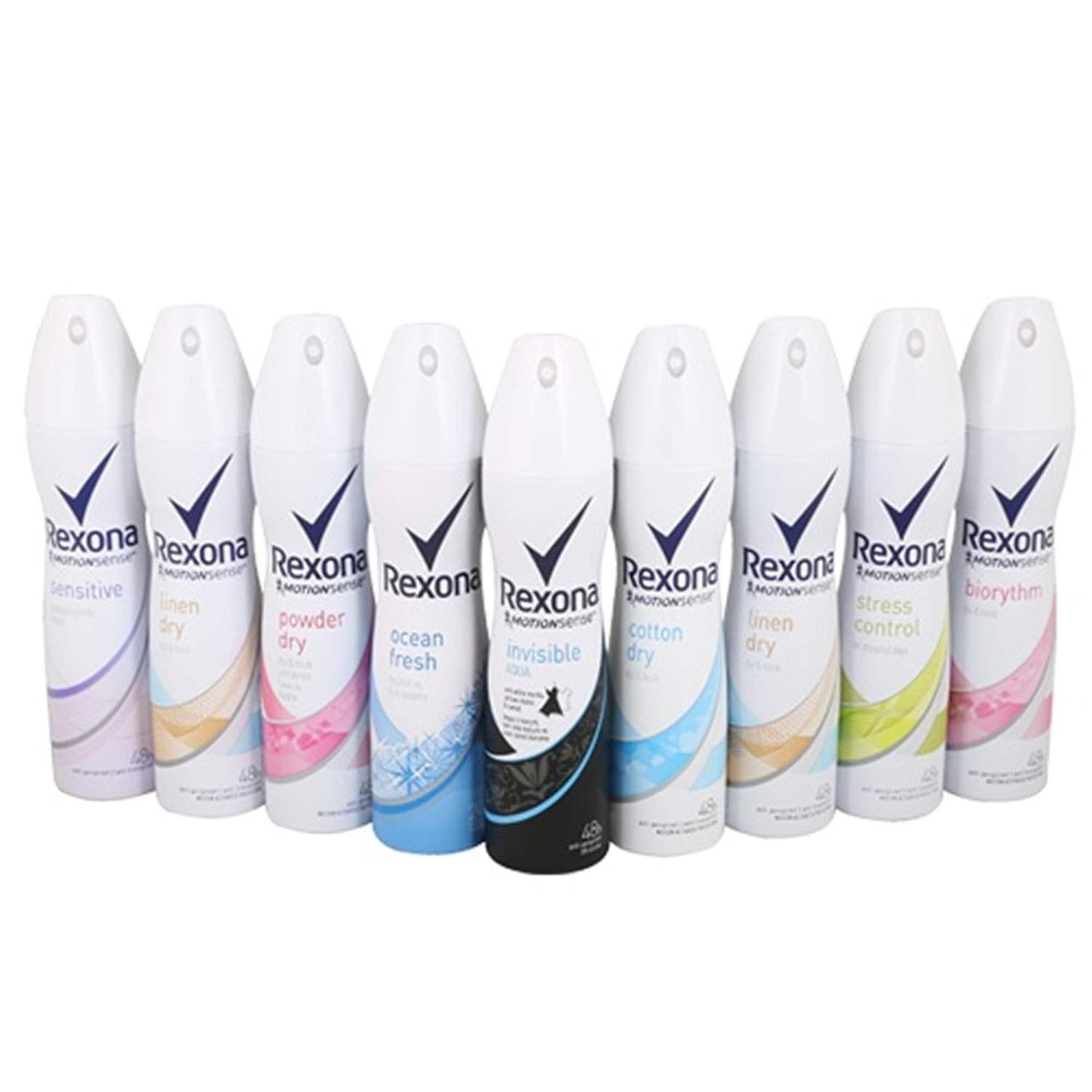 10 Pack Woman Rexona Anti-perspirant Deodorant Body Spray