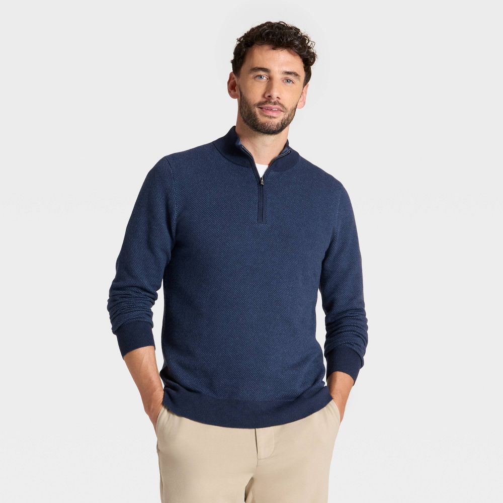 Men's 1/4 Zip Sweater - Goodfellow & Co