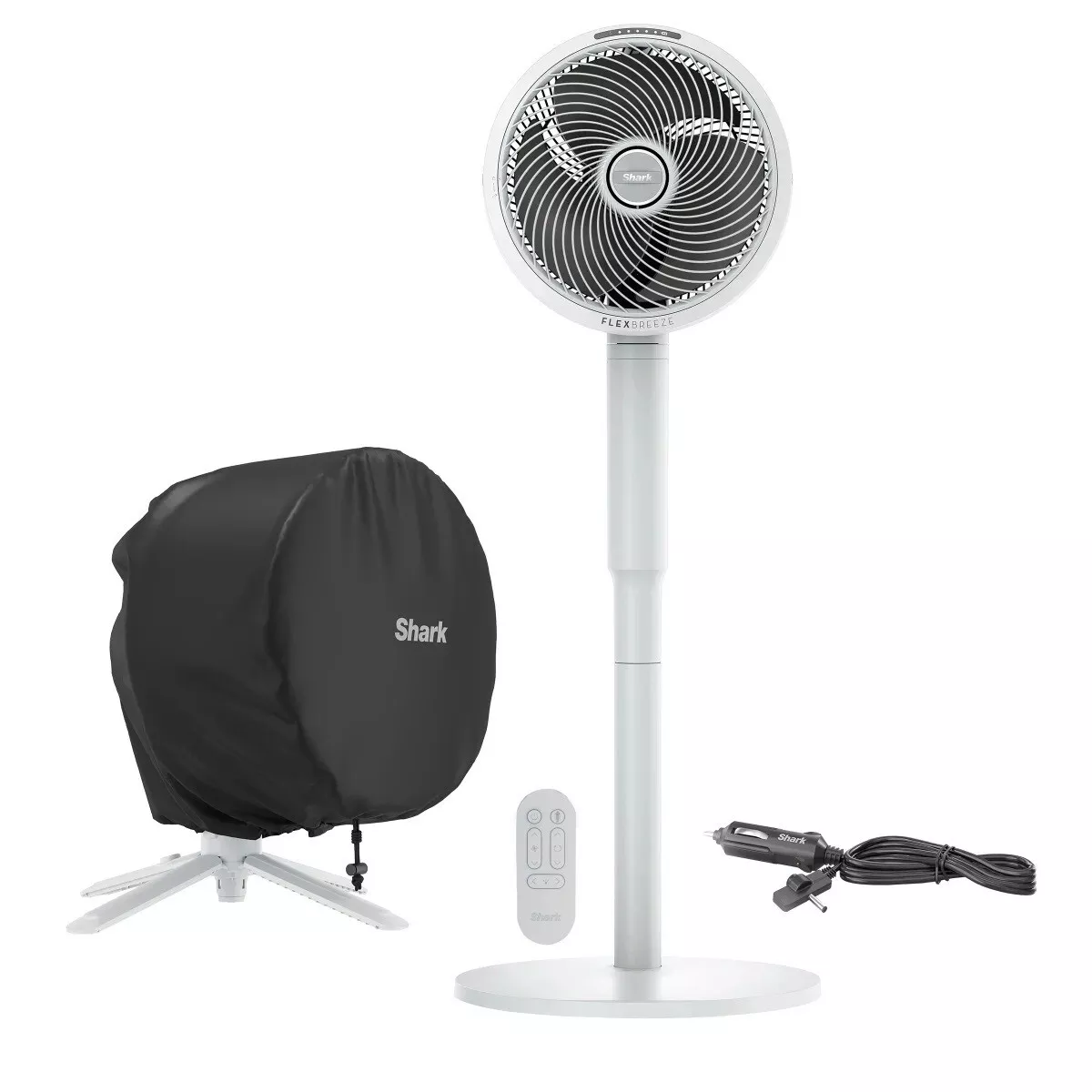 Shark Flexbreeze Cordless Fan Pedestal To Tabletop Capabilities Uh205 - Gray
