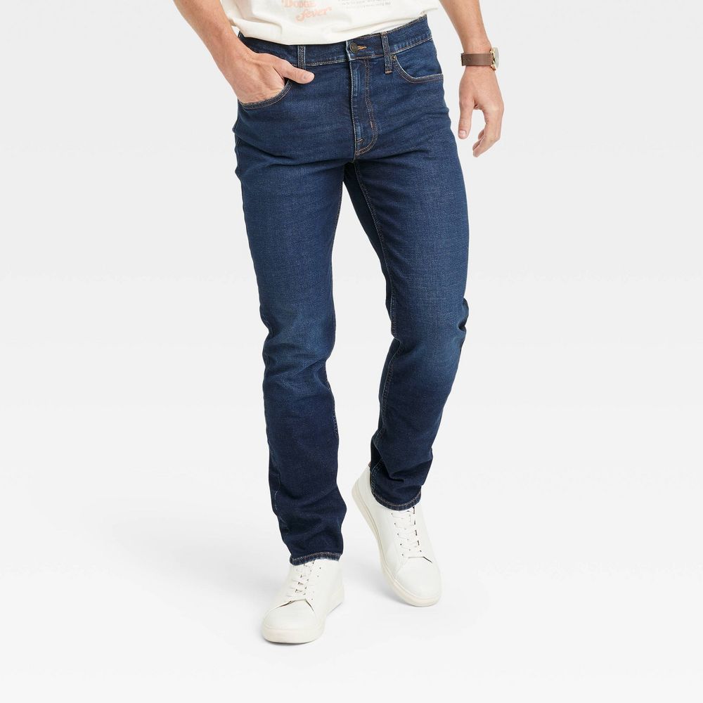 Goodfellow & Co Men's Mid Rise Slim Fit Skinny Leg Full Jeans Heavyweight