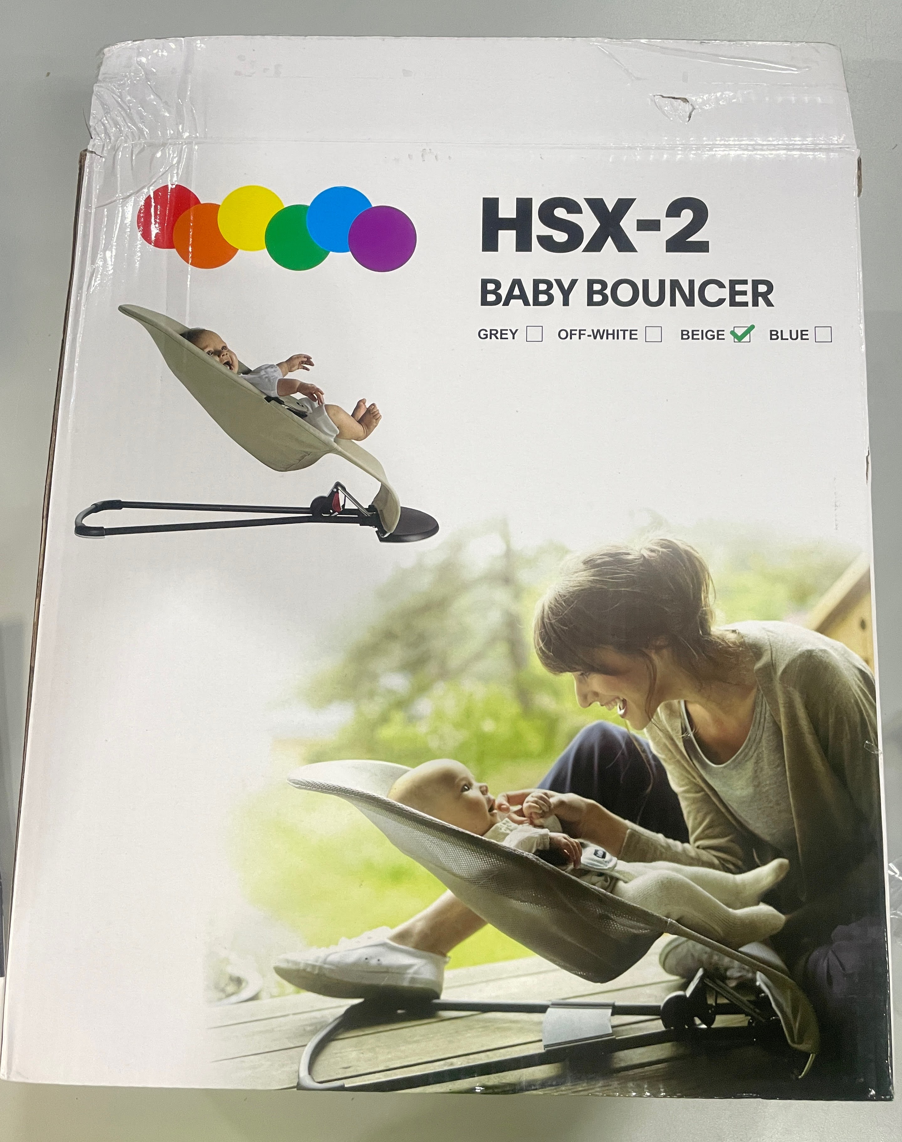 HSX-2 BABY BOUNCER - BEIGE - New
