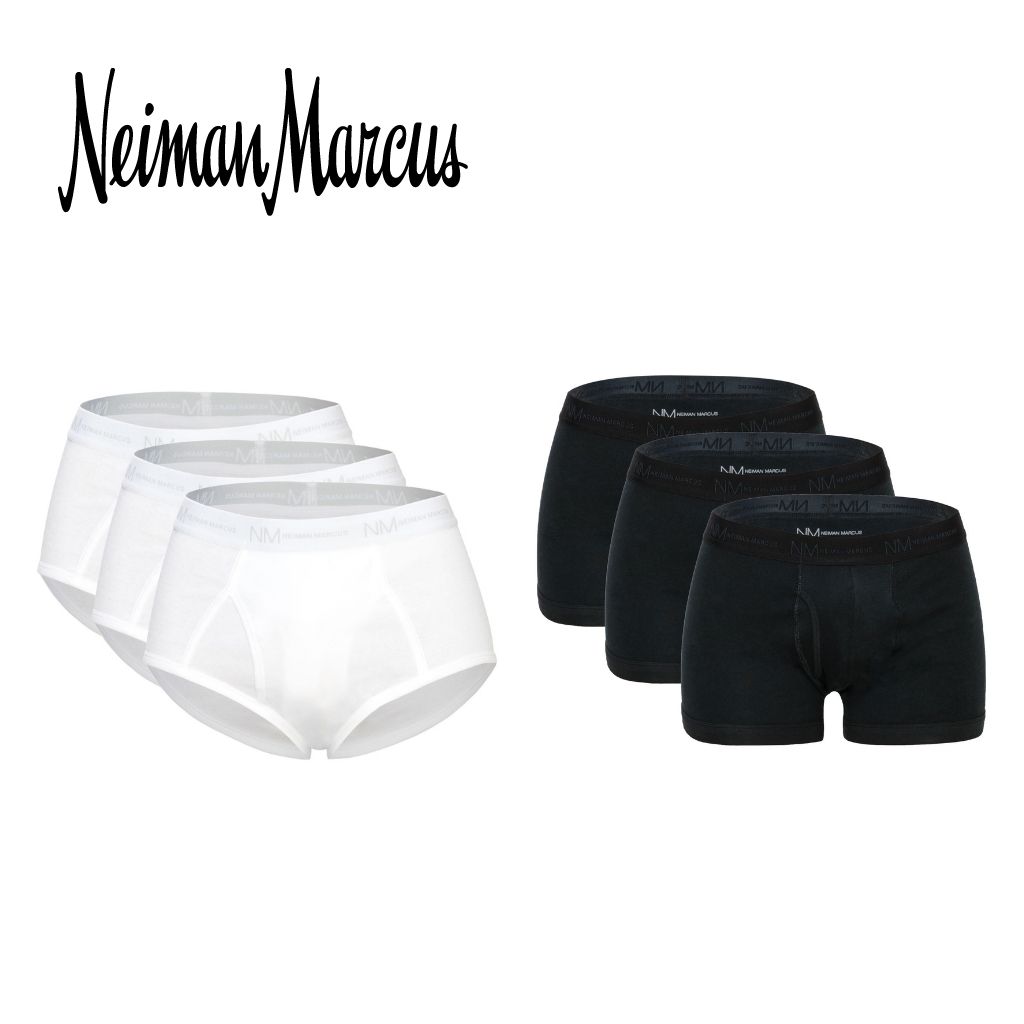 3-Pack Neiman Marcus Tagless 100% Cotton Men's Underwear
