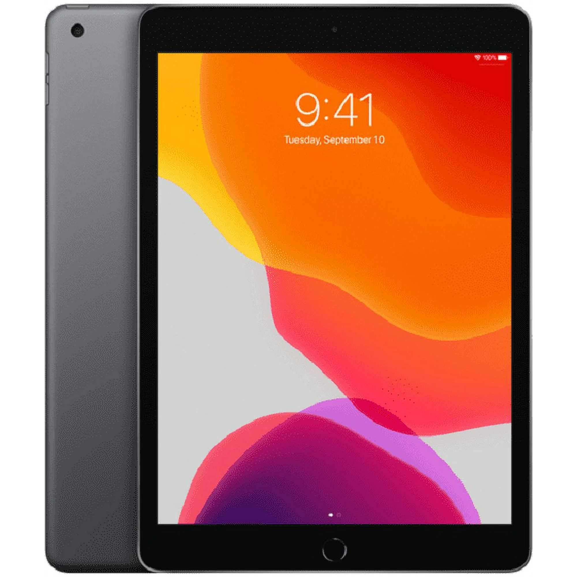 Refurbished iPad 7th Gen [MW742LL/A] (10.2-inch , 128GB , Space Gray) Wi-Fi Only , IOS 17