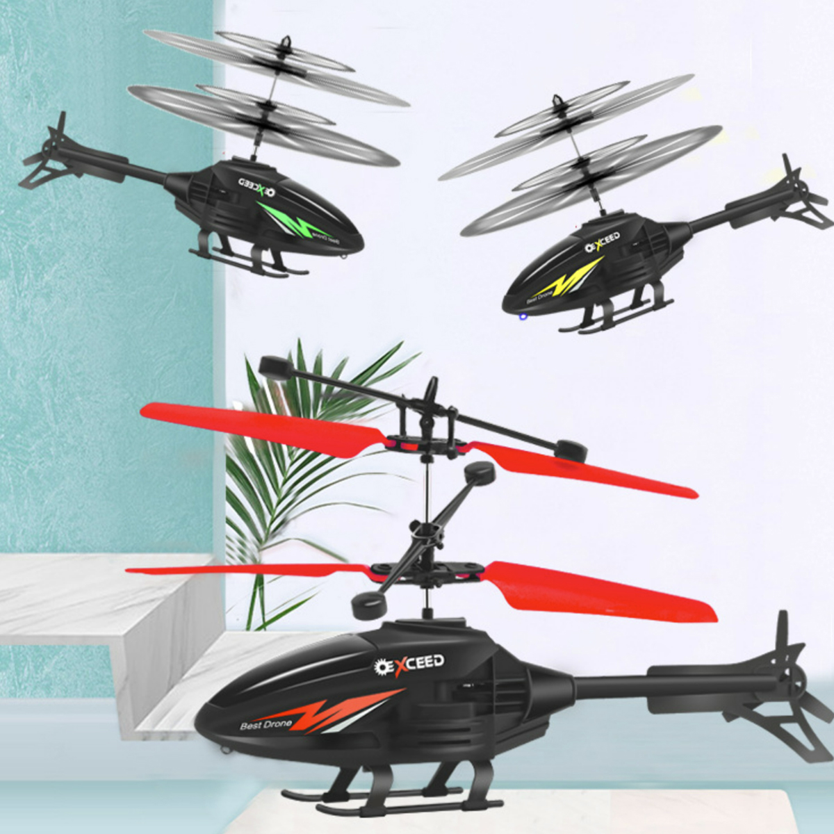 Zummy Remote Control Helicopter Flying Toy  Gyro Stabilizer Infrared