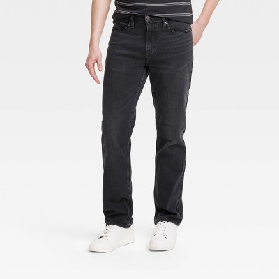 Goodfellow & Co Men's Mid Rise Straight Fit Leg Below Knee Jeans Midweight