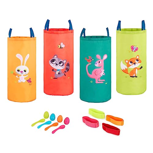 B. TOYS OUTDOOR GAMES RACING SACKS EGG-AND-SPOON BX2279Z - Multi