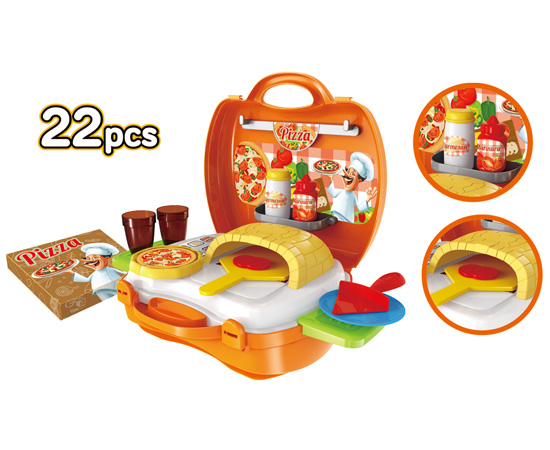 Pizzeria 22 Piece Suitcase Playset Pizzeria 22 Piece Suitcase Playset