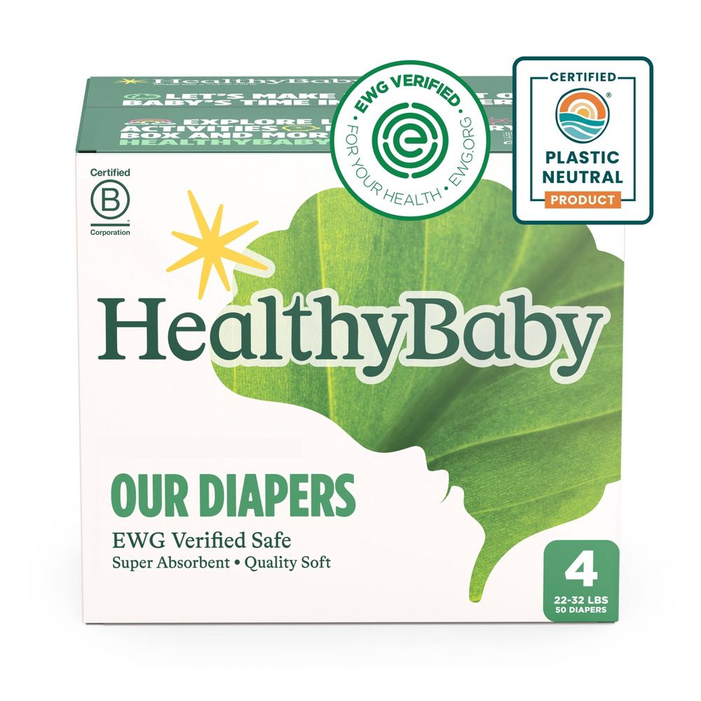 HealthyBaby Organic Cotton Enhanced Chlorine Free Disposable Diaper