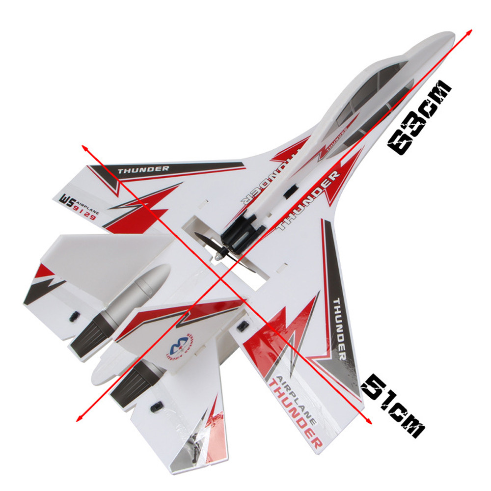 KT SU27 Airplane/Jet + 6CH RC Fighter Foam Glider Kits Tanga