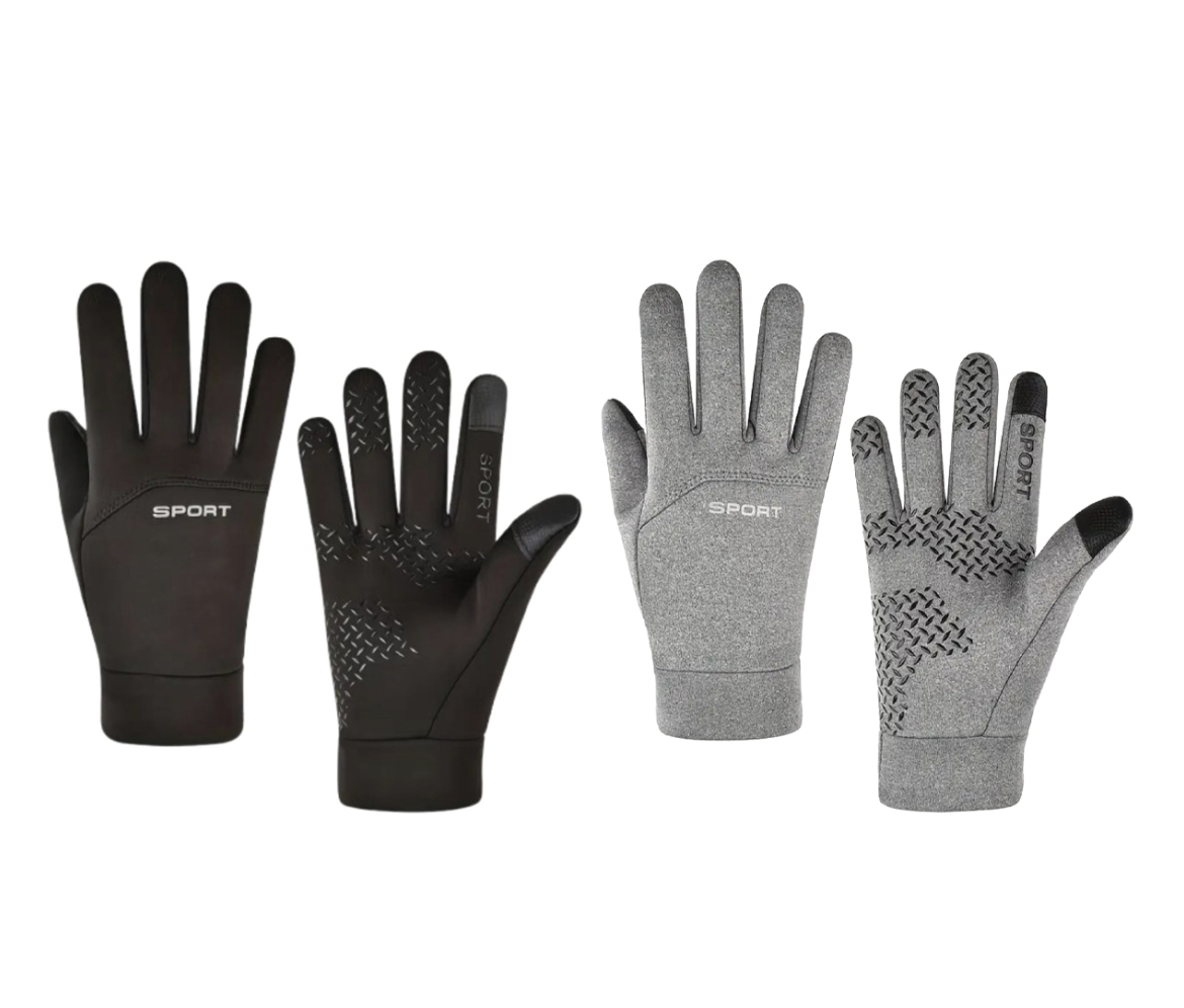 2-Pack Unisex Waterproof Touchscreen Gloves