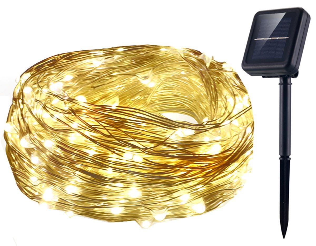 AIcase Solar Starry Outdoor String Lights (72 Ft)