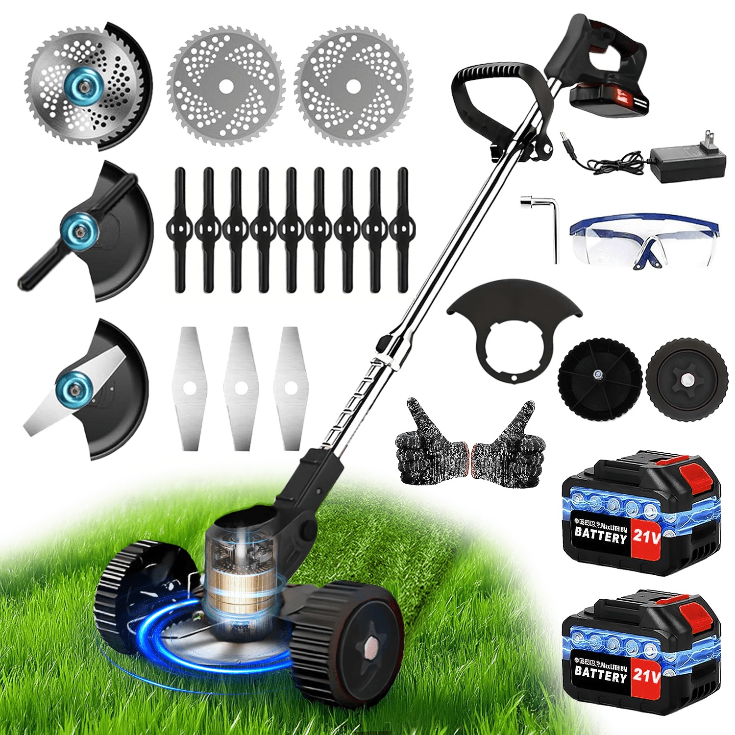 String Trimmer Cordless, 3 in-1 Weed Wacker