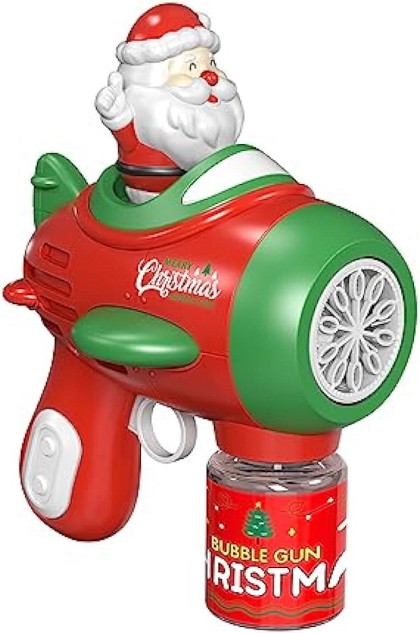 Christmas Santa Bubble Blower With Lights