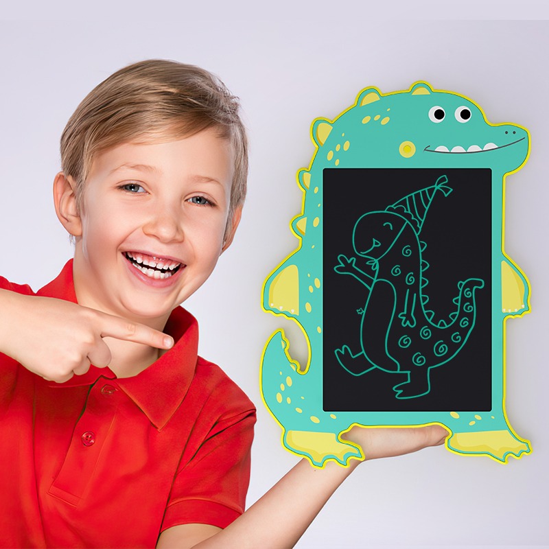 Waloo LCD Writing Tablet Kids Toys - 8.5inch Green Dinosaur