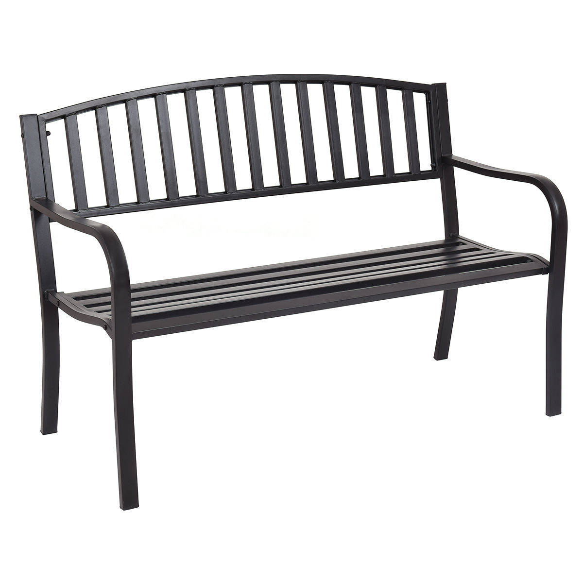 50'' Patio Steel Garden Bench