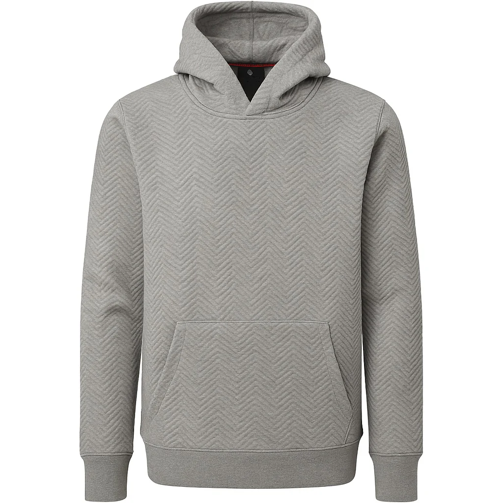 Men's Hoodie Heather Herringbone Pullover Sweatshirt