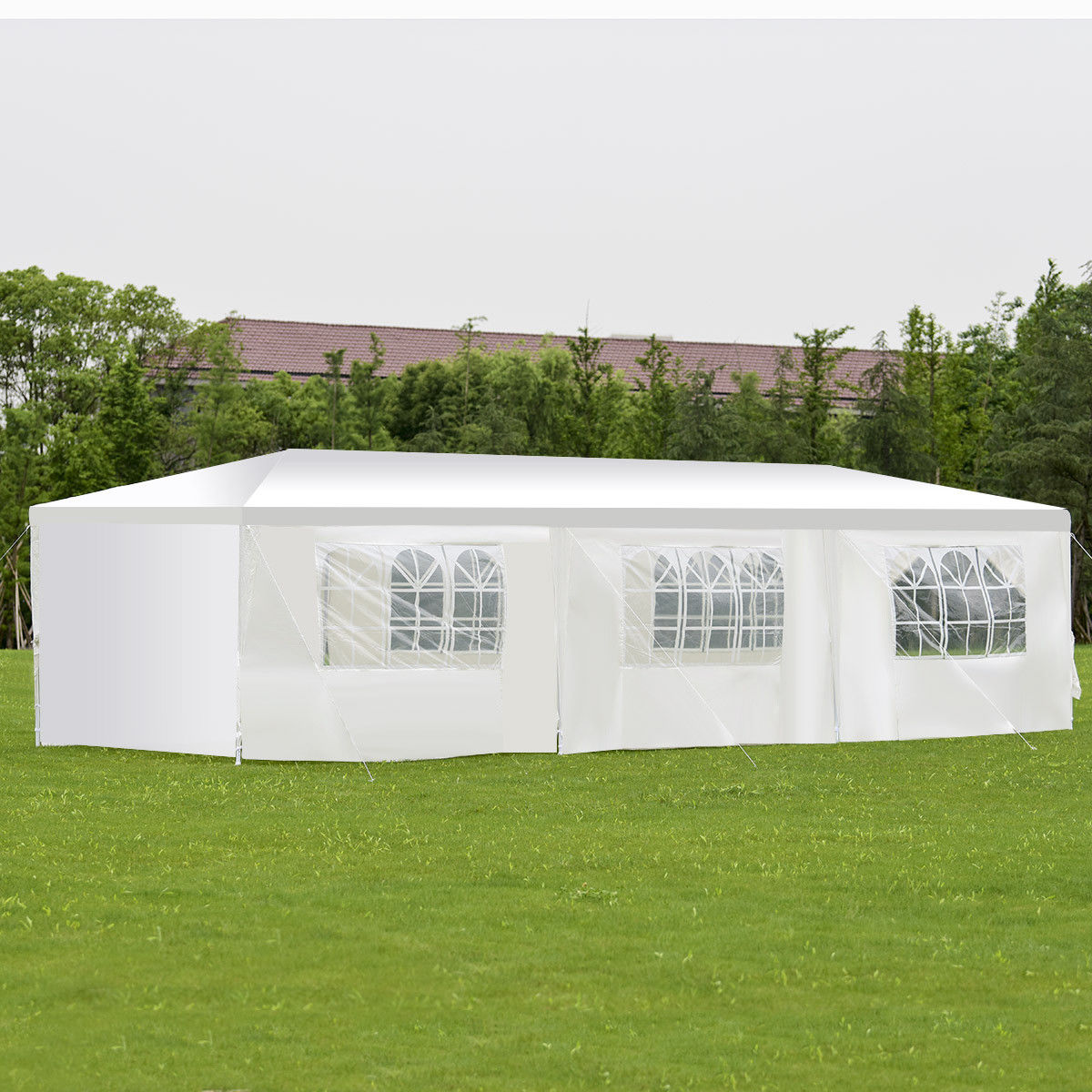 10'x30' Outdoor Gazebo Tent With 8 Removable Walls