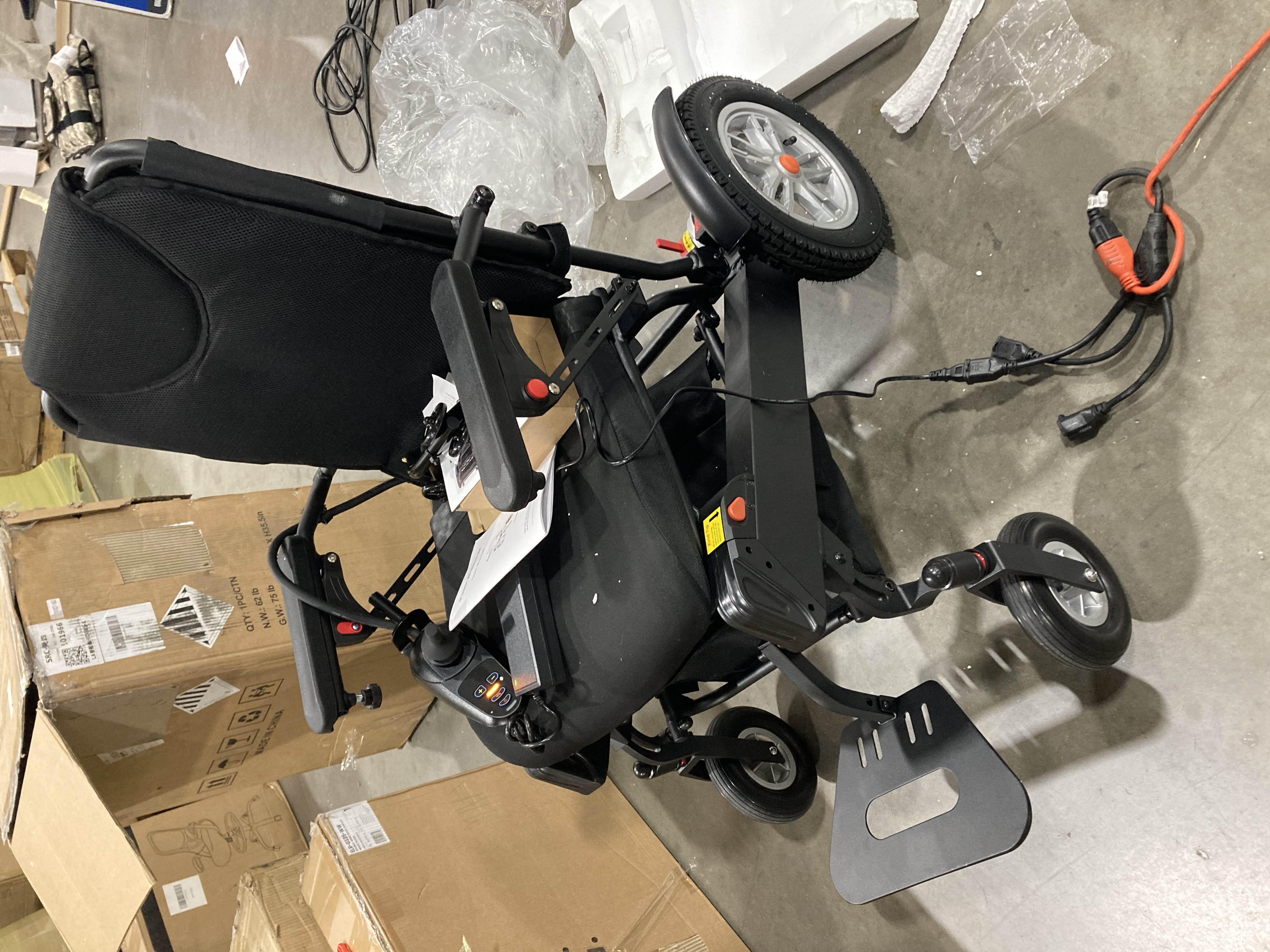 GENERIC EW5001 FOLDABLE ELICTRIC WHEELCHAIR - BLACK