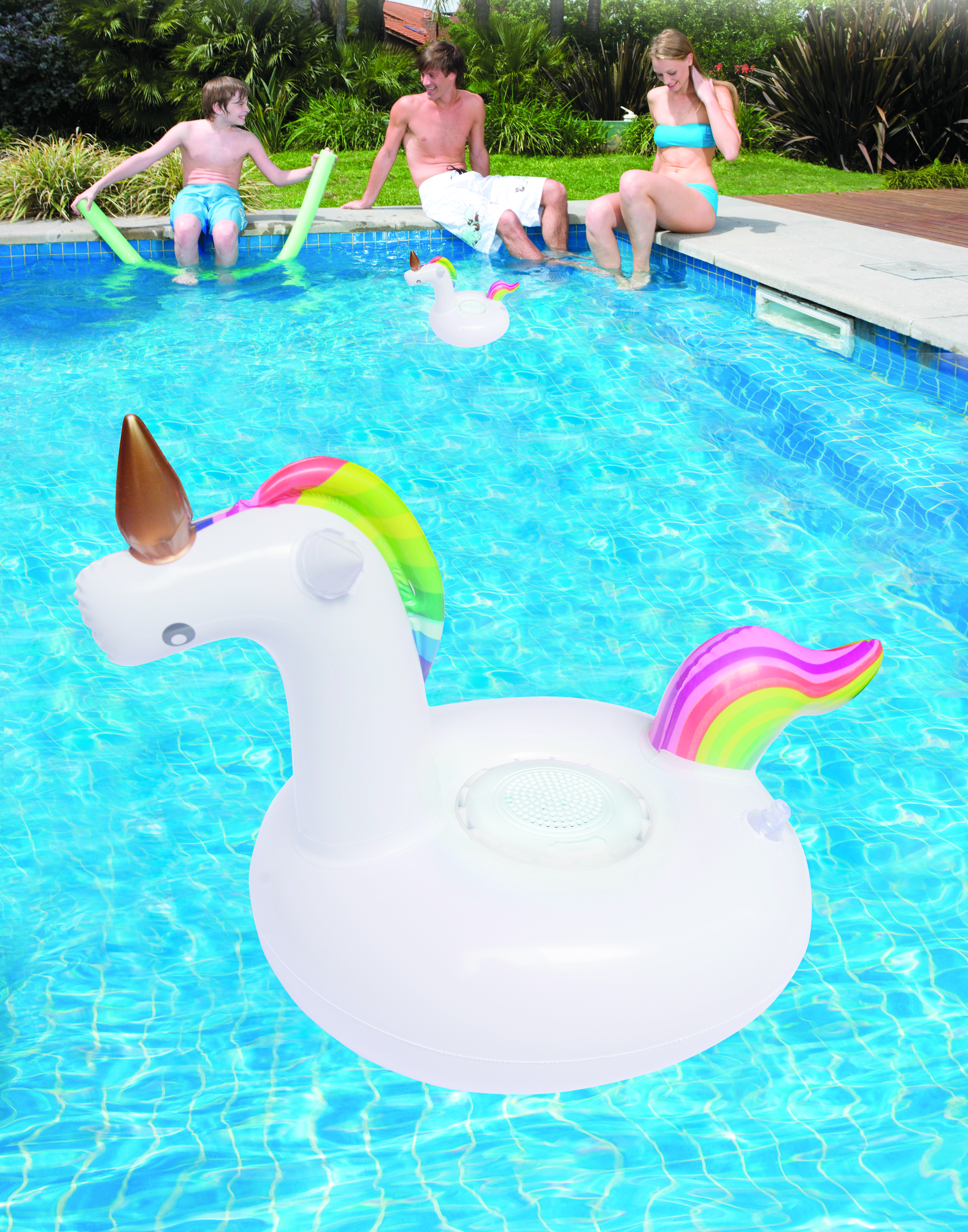 Boom Floats- Inflatable Float with Bluetooth Speaker