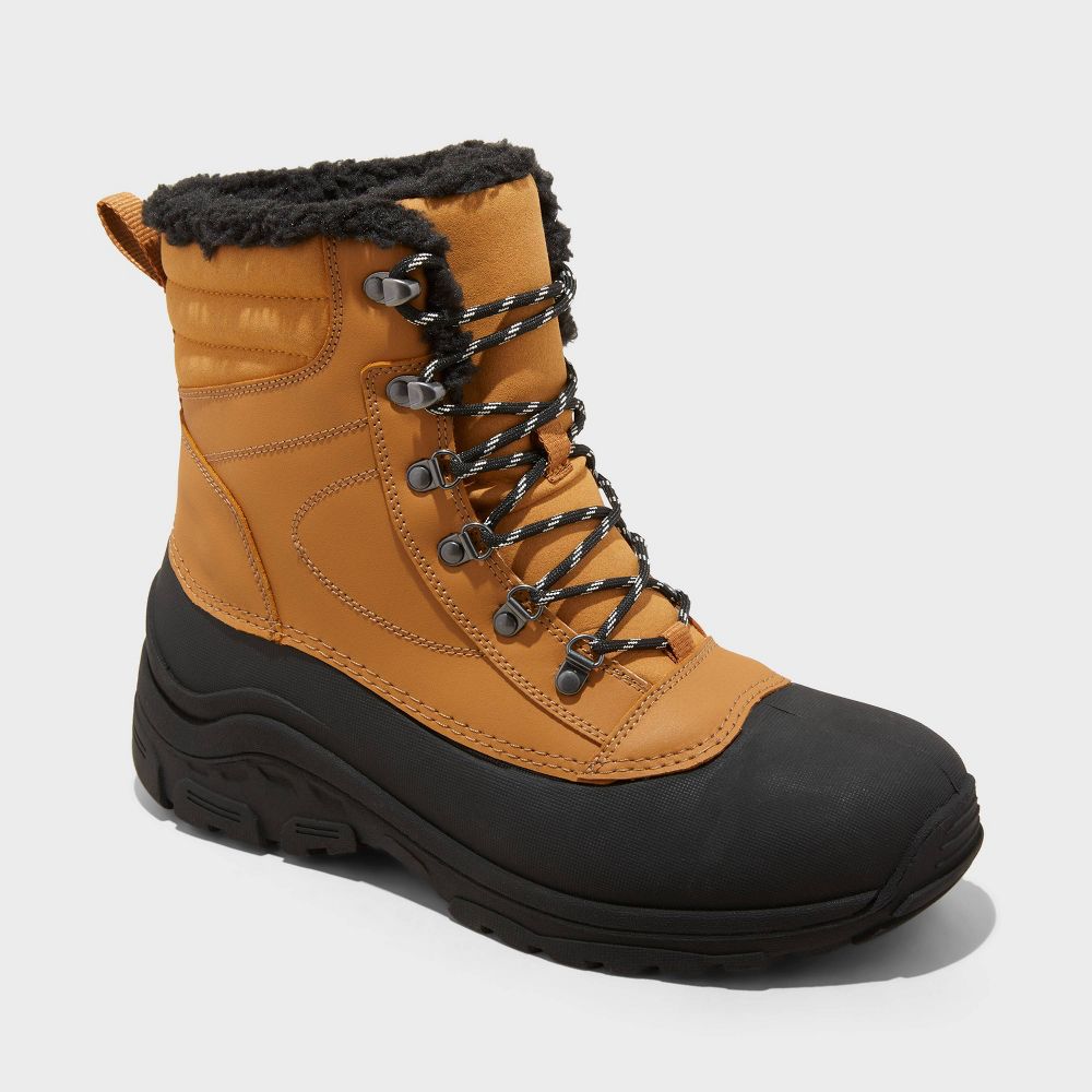 Men's Blaise Winter Boots - All In Motion Chestnut 8: Waterproof, Lace Up,