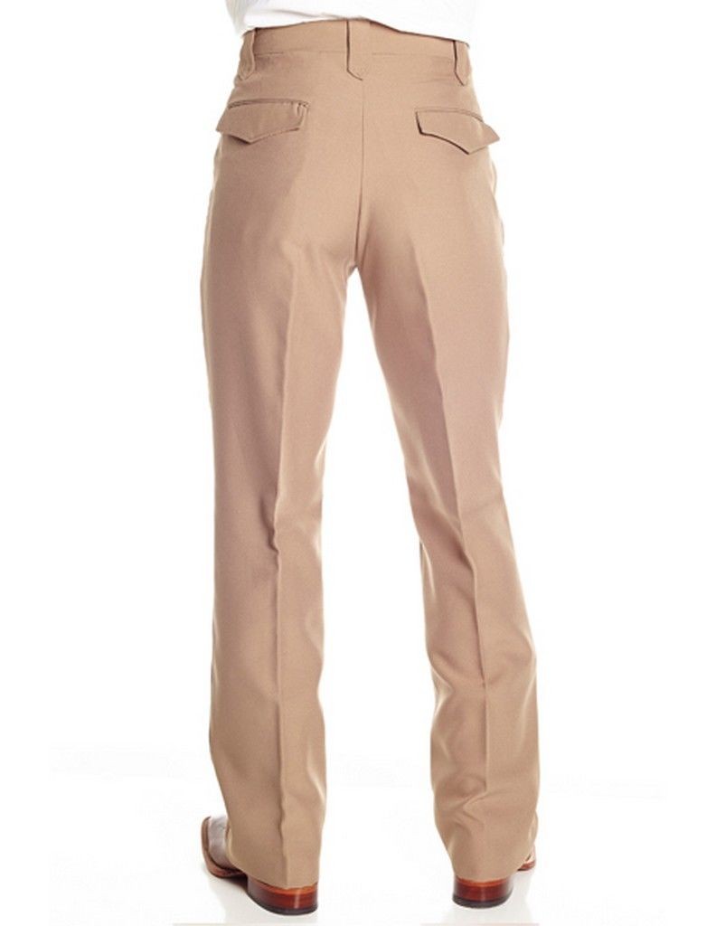 Circle S Western Pants Mens Polyester Back Flap Pockets Dress CP4793