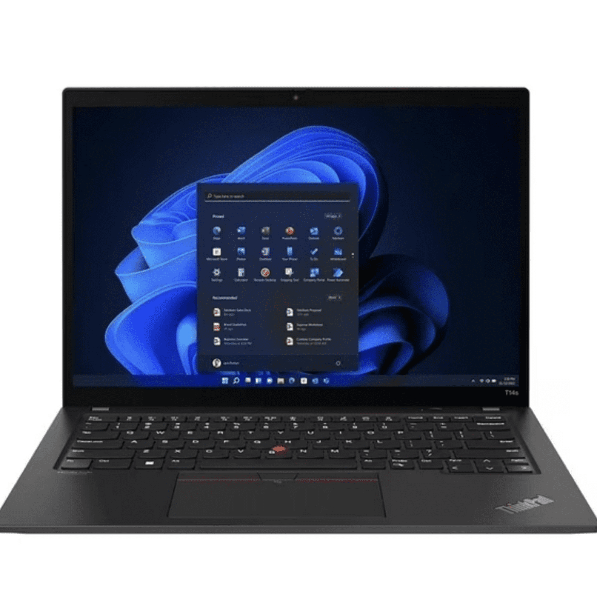 Refurbished Lenovo Thinkpad T14s G3 Laptop, 14" WUXGA, i5-1245U, 16GB, 256GB, Win 11 P
