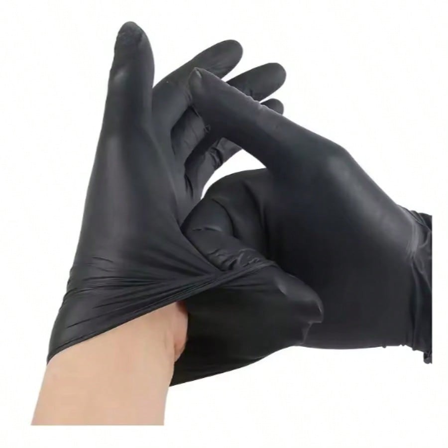 100-Pack Disposable Gloves Latex-Free for Medical, Cooking, Cleaning, Food Prep