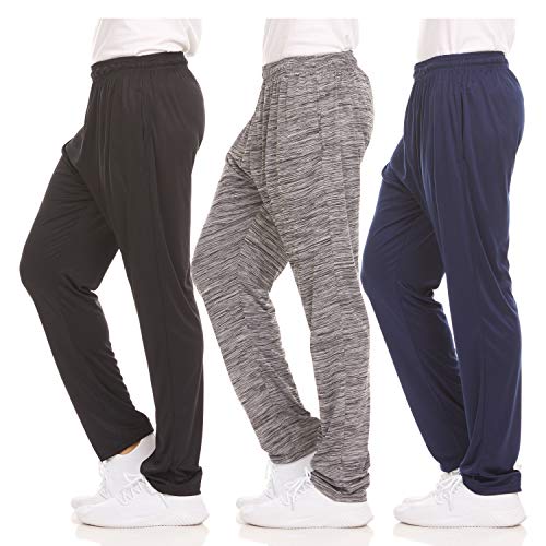 3-Pack: Men's Dri-Fit Moisture Wicking Joggers