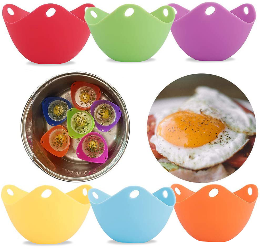 6-Pack Silicone Egg Poacher Cups