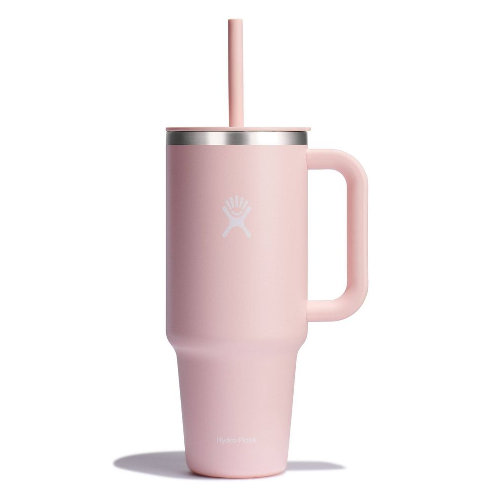 Hydro Flask 40oz All Around Travel Straw Tumbler - Trillium: Double-Wall BP