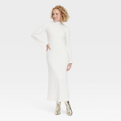 chinese dress ladies A New Day Women's Long Sleeve Mock Turtleneck Sweater Dress – Biggybargains main image 1