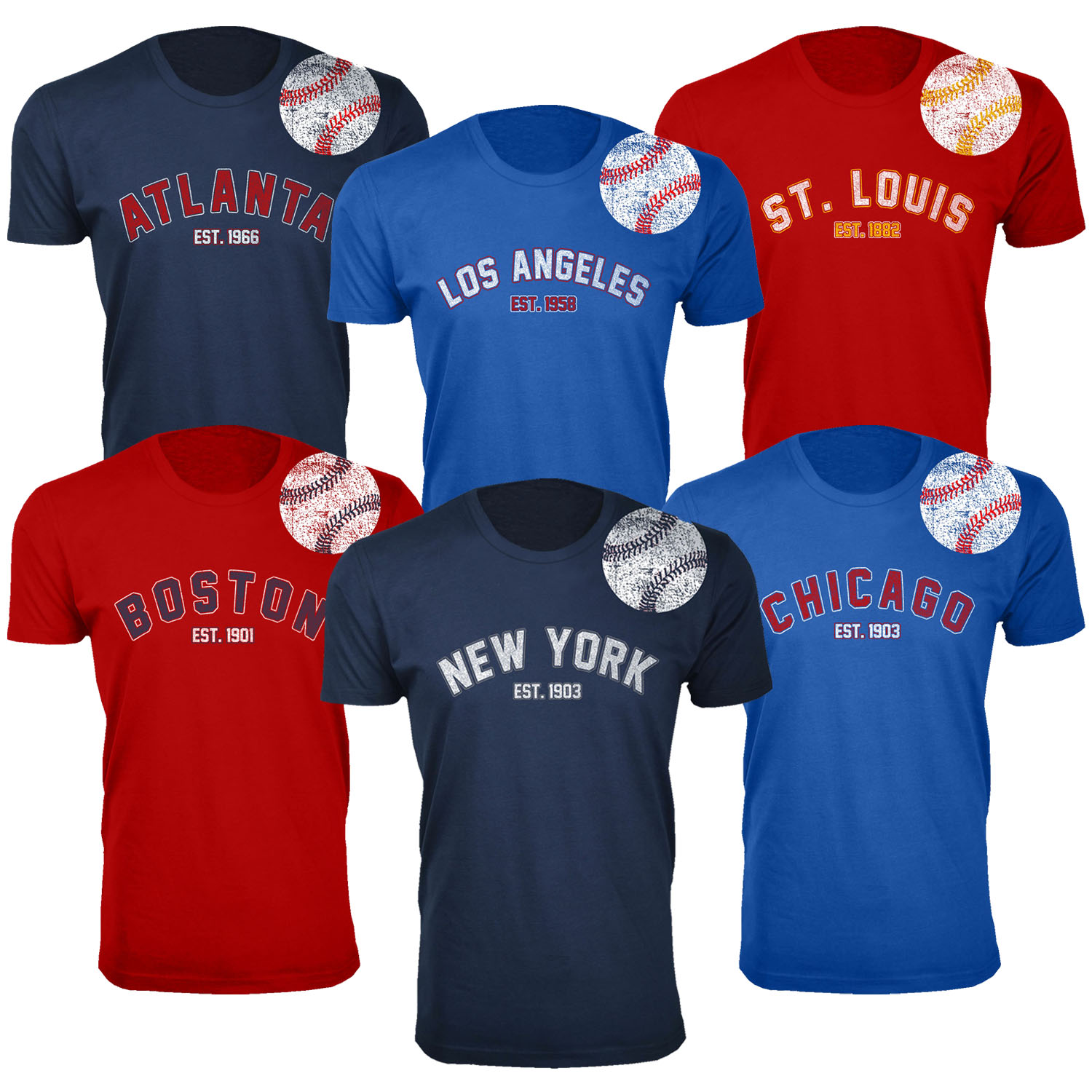 Men's Home Run Baseball T-Shirts