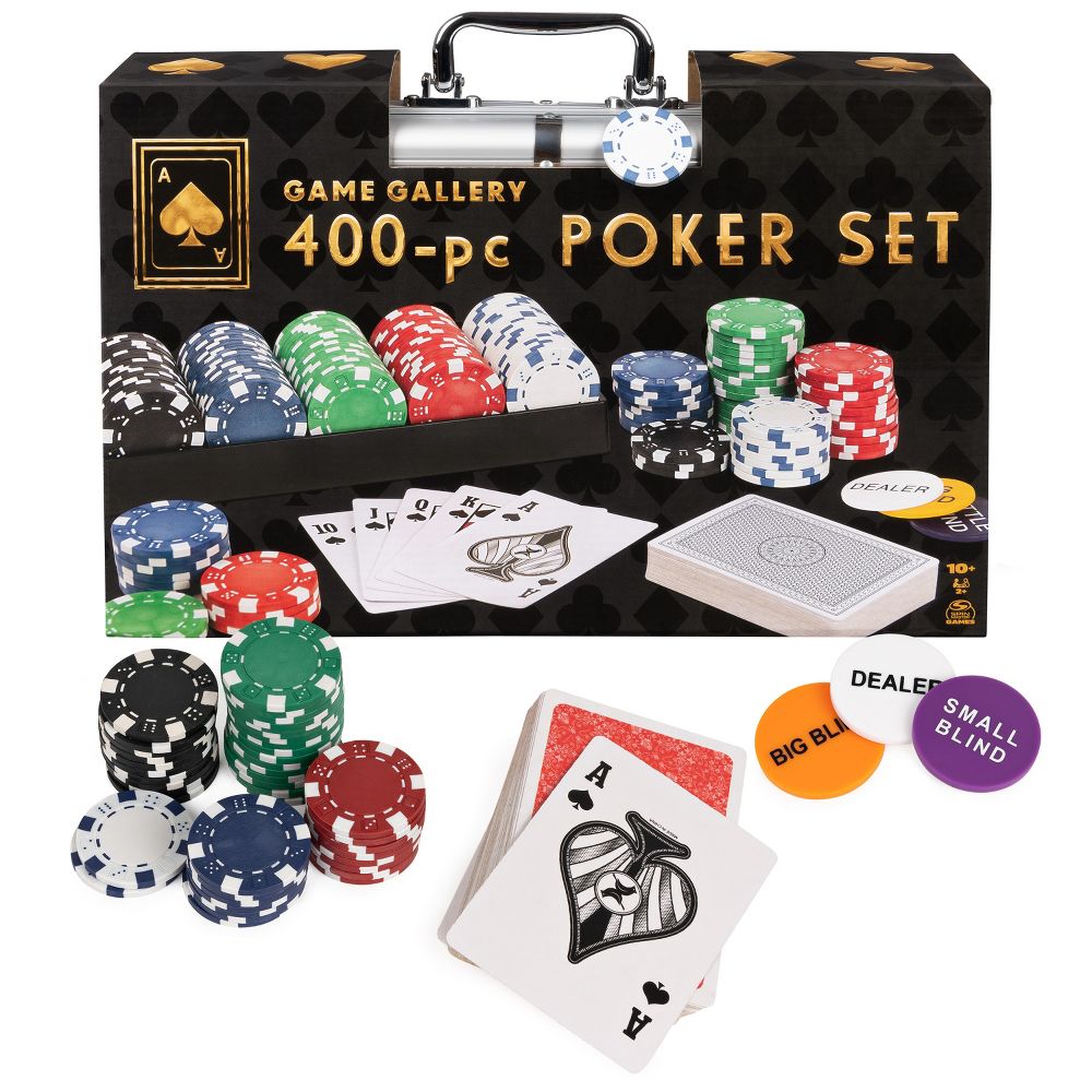 Game Gallery Professional Weight Poker Chips Set - 400pc