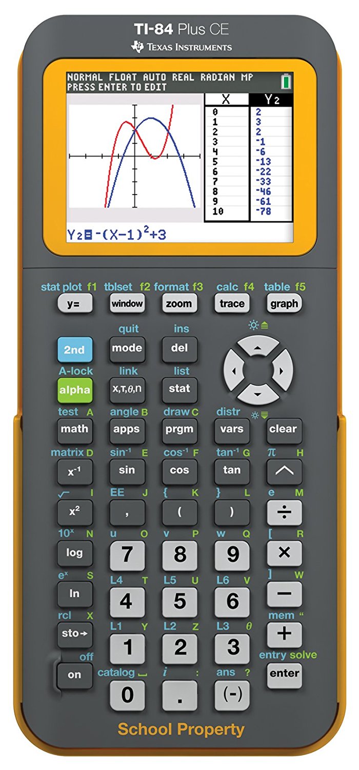 Texas Instruments 84PLCE/TPK/2L1 TI 84Plus CE Teacher Graphing
