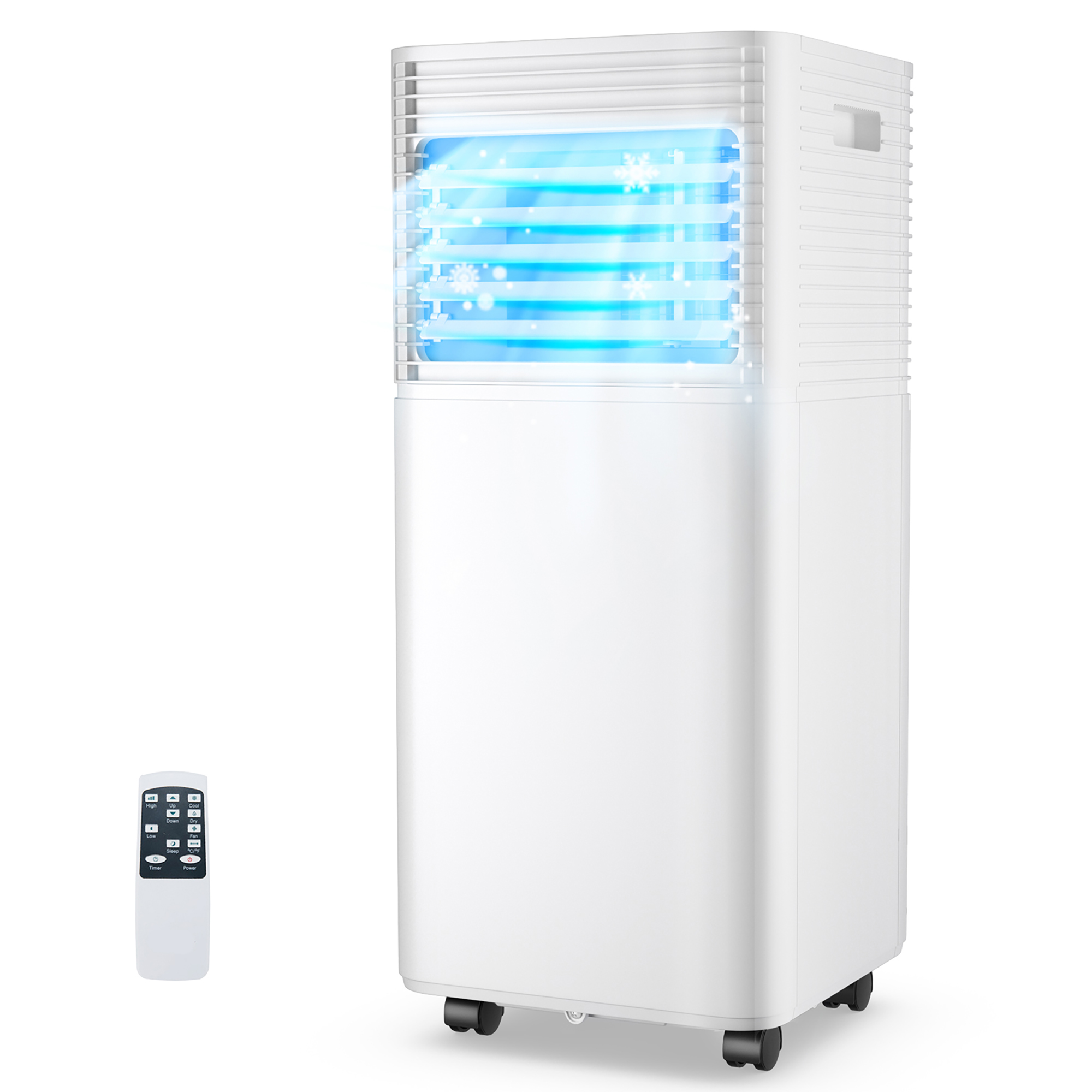 10,000 BTU ASHRAE Portable Air Conditioner 3-in-1 Air Cooler w/Dehumidifier & Fan Mode