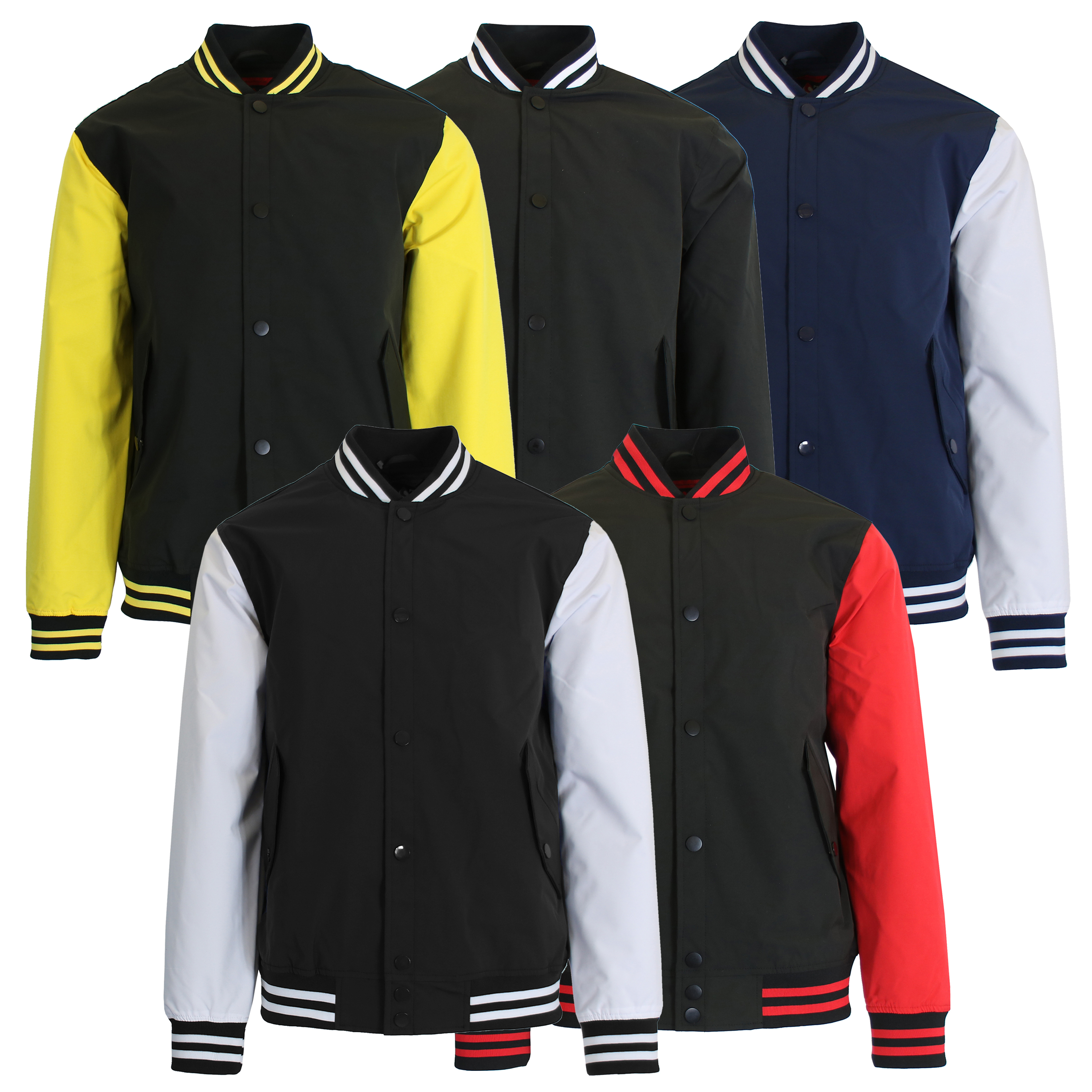 Men's Lightweight Varsity Jackets (Sizes, S-2XL)