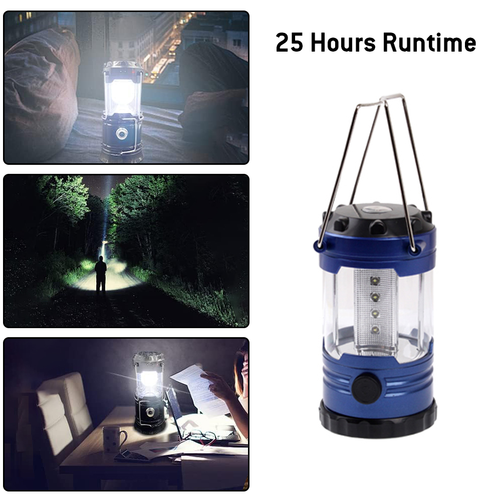 Camping Emergency Lamp with Adjustable Brightness and Compass