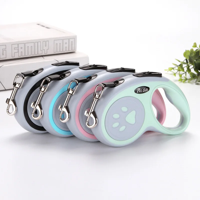 Automatic Retractable Nylon Dog Leash- 2 Sizes
