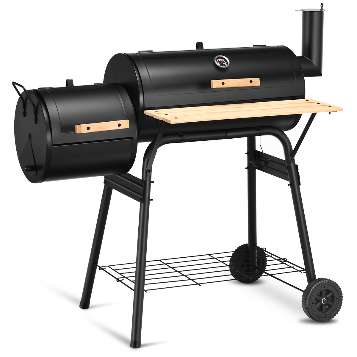 Photos - BBQ / Grill Costway Outdoor BBQ Grill Charcoal Barbecue Pit Patio Backyard Meat Cooker OP2795